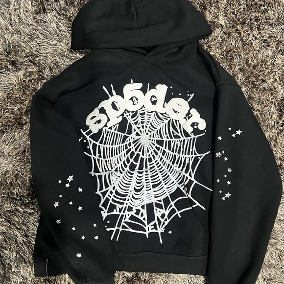Sp5der Black Hoodie ‘OG Web’ Size Small! (BRAND NEW) 100% Authentic - Picture 2 of 5